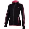 DUNLOP 72230-XXL Performance Line Ladies Warm-Up Jacket, Black/Pink