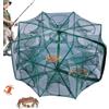 Generic Trappola da pesca pieghevole, reti da pesca pieghevoli, trappola per esche da pesca efficienti, reti da pesca pieghevoli portatili, trappola per pesci a 8 fori per aragoste, pesciolini e gamberi