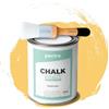 PECTRO Chalk Paint Vernice a Gesso 750ml + Pennello Tondo in Legno Pack - Pittura per Mobili Senza Carteggiare - Chalk Paint Bianco e Colori per legno Efetto Polvere (Crema Vaniglia)