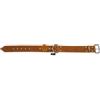JACK AND VANILLA - Collare per Cani in Pelle grassa AIRTAG - Plotter GPS Integrato - Solido, Durevole, Facile da Mantenere, Tocco Morbido - Look Moderno - Colore Cognac, Dimensioni 40 mm x 50 cm