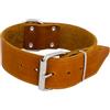 JACK AND VANILLA, Collare Grande per Cani, Modello Pelle grassa, Colore Cognac, Misura 50 mm x 70 cm