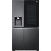 LG GSXV91MCAE Frigorifero Americano Side by Side InstaView Total No Frost con Congelatore, 635 L, Dispenser Acqua e Ghiaccio UV Nano, Door Cooling, Linear Cooling - Frigo Smart con Wi-Fi e Freezer