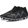 PUMA Unisex Adults' Sport Shoes FUTURE MATCH+ LL FG/AG Soccer Shoes, PUMA BLACK-PUMA WHITE, 40.5