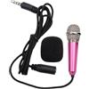 ibasenice Mini microfono per karaoke portatile con USB-C, 2 pezzi, per telefono e PC, dimensioni compatte, ideale per il canto e l'intrattenimento
