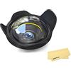 HolaFoto Seafrogs Wa-007 [60M/195Ft] 67Mm Thread 6 Wet Dome Port For Sea Frogs Meikon Underwater Camera Housing Case Diving Fisheye