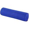 Easnea Cuscino rotondo in lino, cuscino a rullo lungo, per supporto lombare, per alleviare il dolore al collo, cuscino cilindrico con fodera rimovibile, per dormire/sedia/auto/divano, blu scuro, 15 x