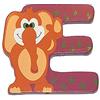 Small Foot Lettera Decorativa per Nomi Bambini nella stanzetta con Animali Lettera E