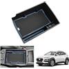 GAFAT 2019-2022 2023 Hyundαi Kona EV Elettrico Vano Portaoggetti per Bracciolo, Kona EV Secondario Organizer da Braccioli per Console Centrale [Non per Hybrid/GT/N Line e Nuovo 2024+] (Blu)