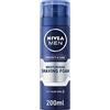 Nivea uomini originali idratante schiuma da barba per uomo, 200 ml, confezione da 6
