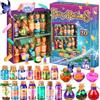 Mostof Kit di pozioni fatate retrò per bambini, mescola 20 pozioni magiche con cristallo energetico, giocattolo creativo