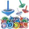 LISOPO Trottola in legno per feste di compleanno per bambini, giocattolo colorato, giocattolo per feste, accessori decorativi per feste (15)