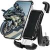 SUPRBIRD Porta Cellulare Bici, Supporto Telefono Bicicletta, Porta Telefono Moto, 360° Rotante e Aggiornato Morsetto Manubrio Porta Cellulare Moto per ATV, Adatta per 4.7-6.8" Smartphone