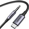 UGREEN Cavo USB C a Jack TRRS per Microfono da 3,5 mm Cavi Audio DAC per Auto 4 Poli Compatibile con iPhone 17 Pro Max Air Galaxy S25 Ultra Pixel 9 XL iPad (2M)
