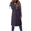 Generico Cappotto Invernale da Donna Elegante Piumino Pelliccia Giacca con Cappuccio Trench Giubbotto Giubbino in Pile Giacche Donna Inverno Cappotto Nero Lungo Donna Cappotto Donna Invernale