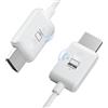 PWAY HDMI wireless, 5G Extender 98FT/30M Trasmettitore e ricevitore HDMI wireless Ultra HD, lettore di streaming audio video, per laptop/PC/fotocamera a HDTV/proiettore/monitor
