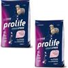 Generico 2 Sacchi confezione risparmio - prolife - Grain Free Adult Sensitive Medium/Large al Maiale e Patate da 10 kg