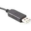 SHANGXING(尚兴) CHIP USB Ke RJ45 PLUG RS485 Kabel Komunikasi SERIALE Baterai Energi Surya BMS Ke PC(3M,CN_BLACK USB CASE)