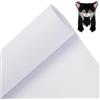 BENECREAT Rete per occhi personalizzata, 100 x 30 cm, in PVC bianco sublimata, 0,5 mm, impermeabile, stampabile, per cosplay, bambole d'arte, sculture, oggetti di scena, costumi e artigianato
