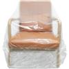 Aoblok Coprisedia per mobili in plastica, impermeabili, resistenti alla polvere, trasparenti, per poltrone o recliner, extra large 165 x 107 x 86 cm (Chair)