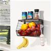 Mefirt Portafrutta, Fruttiera per Cucine, Porta Frutta da Tavolo può come Contenitore per la Cucina, Scaffale per Verdure da Parete e Cestini Portaoggetti Impilabili per Verdure, Frutta, Snack