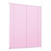 Khome K-Home Tenda plissettata Klemmfix, Florida rosa, 30 x 130 cm (larghezza x lunghezza), design unico con incantevole effetto luminoso