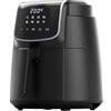 Midea Friggitrice ad aria calda 4L XL con touch screen a LED, [35 - 200 °C|8 funzioni di cottura, lavabile in lavastoviglie, 41 ricette]Cuocere, grigliare, scongelare, agitare allarme, tecnologia