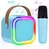 MicQutr Karaoke per Bambini con 1 Microfono Wireless Karaoke, Regalo Bambina 3-12 Anni Microfono Bluetooth Bambini Giochi Bambina 3-12 Anni Canta Tu Karaoke Bambini Unicorno Bambina Regalo