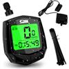 talifoca Computer Digitale per Bicicletta, Tachimetro Con 14 Funzioni, IP54 Impermeabile, Display LCD HD Retroilluminato, Contachilometri Automatico
