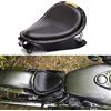 DREAMIZER Selle per moto, Cuscino monoposto sedile in pelle nera a molla adatta per Bobber Sportster XL883 1200 48 Forty Eight Fatboy Softtail Dyna Street Glide Chopper