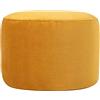 icon Milano Pouf Poggiapiedi, Giallo, Velluto, Poltrona Sacco con Riempimento Incluso, Pouf Sacco, Camera da Letto, Soggiorno, Mobili Soggiorno