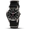 Infantry MDC - Orologio da polso da uomo, analogico, al quarzo, stile militare, 12/24 ore, tattico, per attività all'aperto, camper, lavoro, con cinturino NATO, Nero , Cinturino.