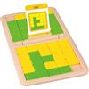 EACHHAHA Magic Block game,Gioco da tavolo per due giocatori contro,Colori vivaci,materiale robusto,processo di gioco emozionante,rompicapo sequenziale,Adatto come regalo di compleanno (forma)
