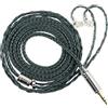 Linsoul Tripowin Zonie IEM Cavo, 16 Core Placcato Argento Cordoni Aggiornati, 1.25m SPC in Ear Monitor Cavi per 7hz Zero:2 Orchestra Lite Cadenza Hype4 Supermix4(Recessed 2pin,3.5mm)(Verde muschio)