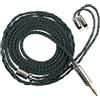 Linsoul Tripowin Zonie IEM Cavo, 16 Core Placcato Argento Cordoni Aggiornati, 1.25m SPC in Ear Monitor Cavi per 7hz Zero:2 Orchestra Lite Cadenza Hype4 Supermix4(2pin 0.78mm, 4.4mm)(Verde muschio)