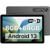 UMIDIGI Tablet UMIDIGI G2 Tab 8(4+4) GB RAM+64GB ROM(TF 1TB) Tablet 10.1 Pollici, Android 13 Tablet PC, Quad-Core, 8MP+8MP|WiFi 6|Bluetooth 5.0|6000mAh GMS Tablet Android
