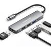 Lemorele Hub USB C, 5-in-1 Alluminio Docking Station con HDMI 4K, 3*USB-A 3.0/2.0, PD 100W, Multiporta Adattatore USB per Windows, Switch, iPad, iOS, Android, MacBook Air/Pro