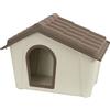 Art Plast Mps2 117055 - Cuccia per cane in resina, Tortora/beige, 43 x 25 x 40 cm