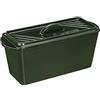 Navaris Pentola Pane da Forno in Ghisa 34 cm - Teglia con Coperchio per Cucinare Stufare - Forno Olandese per Grill Forni Fornelli - Stampo Cuoci Pane