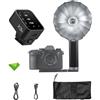 Godox Lux Master Retro Ttl Touchscreen Flash+Godox X3-O Trigger For Olympus, Gn25 460 Full Power Flashes, 6000K?300K Cct, S1/S2 Optical Control 2.4G Wireless Speedlight For Olympus Panasonic Cameras