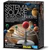 4M 00-03257 KIdzLabs Sistema Solare da Tavolo Luminescente | Kit Educativo STEM per Bambini da Assemblare e Dipingere | Gioco Scientifico da 8 anni