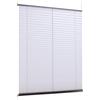 Khome K-home Tenda plissettata Klemmfix, Florida bianco, 60 x 130 cm (larghezza x lunghezza), design unico con incantevole effetto luminoso