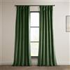 HPD Half Price Drapes HPD Drapes Heritage Tende in velluto felpato, lunghe 274 cm, oscuranti, per camera da letto e soggiorno, 127 x 274 cm (larghezza x lunghezza), 1 pannello, verde eden
