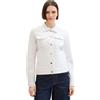 TOM TAILOR 1040479 Giacca di Jeans, 20000-bianco, XS Donna