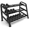 TOORX PROFESSIONAL LINE Toorx Rastrelliera Rastrelliera porta manubri componibile 3 ripiani