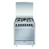 GLEM GAS U765MI6 CUCINA 70X60 MULTI6 4 FUOCHI + 1 TRIPLA CORONA INOX A