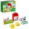 LEGO DUPLO Town Gli Animali della Fattoria, con Anatra, Maiale, Gatto e Mucca Giocattolo, Giochi Creativi per Bambini e Bambine dai 2 Anni in su 10949