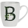 La porcellana bianca Atupertu Mug con lettera B di La Porcellana Bianca