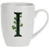 La porcellana bianca Atupertu Mug con lettera I di La Porcellana Bianca