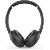 Philips Cuffie Bluetooth, Wireless con Microfono integrato, Colore Nero - TAUH202BK/00