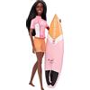 Barbie- Carriere Giochi Olimpici Tokyo 2020, Bambola Surfista con Accessori Giocattolo per Bambini 3+ Anni, GJL76
